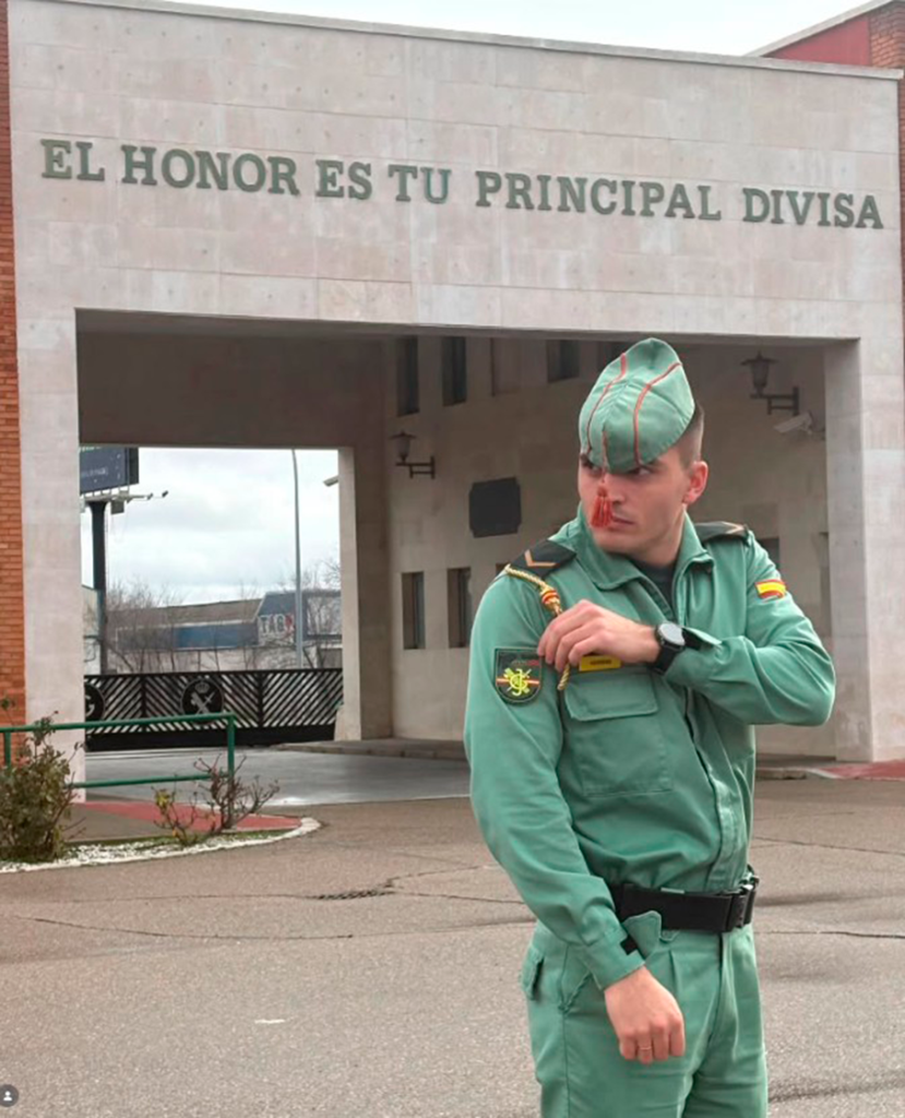 Alumno del Colegio de Guardias Jóvenes de Valdemoro durante la convocatoria 2026